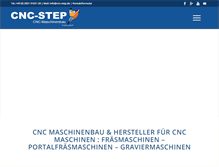 Tablet Screenshot of cnc-step.de