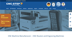 Desktop Screenshot of cnc-step.com