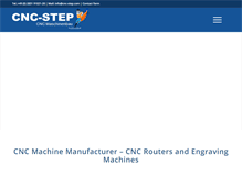 Tablet Screenshot of cnc-step.com